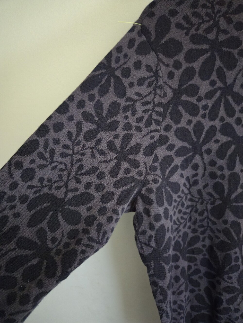 Gudrun Sjoden Organic Cotton Floral Cardigan L Artsy Scandinavian Lagenlook Boho - Picture 5 of 12